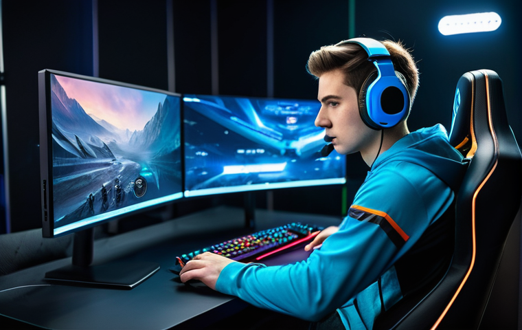 FPS 게임에서 중요한 설정값 조정법 - **Prompt:** A focused female mobile gamer, in her late teens, is comfortably seated in a cozy, well-... FPS 게임에서 중요한 설정값 조정법 - **Prompt:** A focused female mobile gamer, in her late teens, is comfortably seated in a cozy, well-...